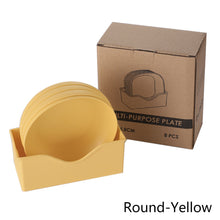 Load image into Gallery viewer, (5+1 Set) Home Dining Kitchen Small Plates Home Furnishing Bones Square Plate Disc Home Daily Use Snack Tray