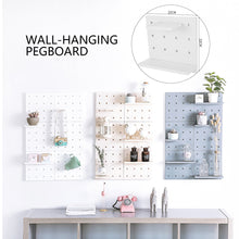 Load image into Gallery viewer, Wall Plastic Decorative Grid Wire Board DIY Convenient Pegboard Wall Mount Display Wall Organization Storage Wall Shelf