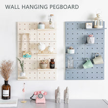 Load image into Gallery viewer, Wall Plastic Decorative Grid Wire Board DIY Convenient Pegboard Wall Mount Display Wall Organization Storage Wall Shelf