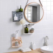 Load image into Gallery viewer, Wall Plastic Decorative Grid Wire Board DIY Convenient Pegboard Wall Mount Display Wall Organization Storage Wall Shelf