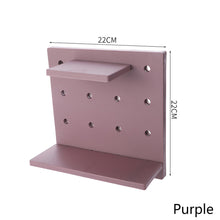 Load image into Gallery viewer, Wall Plastic Decorative Grid Wire Board DIY Convenient Pegboard Wall Mount Display Wall Organization Storage Wall Shelf