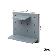 Load image into Gallery viewer, Wall Plastic Decorative Grid Wire Board DIY Convenient Pegboard Wall Mount Display Wall Organization Storage Wall Shelf