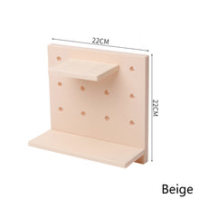 Load image into Gallery viewer, Wall Plastic Decorative Grid Wire Board DIY Convenient Pegboard Wall Mount Display Wall Organization Storage Wall Shelf