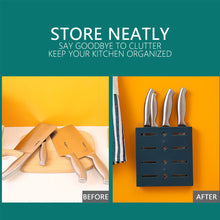 Load image into Gallery viewer, Kitchen Knife Holder Wall-mounted Knife Storage Rack Kitchen Utensils Plastic Hole Free Household Kitchen Knife Holder