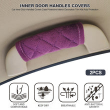 Load image into Gallery viewer, 2Pcs Car Inner Roof Holder Covers Case Protective Interior Decoration Trim Kits Auto Protection