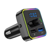 Load image into Gallery viewer, Dual USB Smart Fast Charger TF U Disk Bluetooth-compatible 5.0 FM Transmitter Car MP3 Player Wireless Handsfree Audio Receiver
