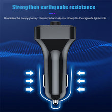 Load image into Gallery viewer, Dual USB Smart Fast Charger Bluetooth-compatible 5.0 Transmitter Ambient Light Car MP3 Player Wireless Handsfree Audio Receiver