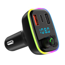 Load image into Gallery viewer, QC3.0 QC4.0 Smart Fast Charger Auto Bluetooth 5.0 FM Transmitter Handsfree Audio Receiver Wireless MP3 Music Player