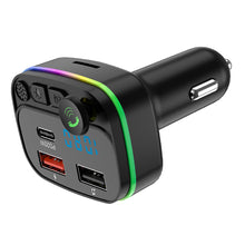 Load image into Gallery viewer, Auto Fast Charger MP3 Music Player Navigation Voice Reports Handsfree Audio Receiver Wireless Bluetooth 5.0 FM Transmitter
