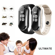 Load image into Gallery viewer, M21 Ultrasonic Mosquito Repellent Bracelet Kill Pest Anti-insect Anti-mosquito Bites Wrist Watch Wristband Protect Kid Safety