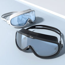 Load image into Gallery viewer, Swimming Goggles Adults Waterproof Large Frame Swim Diving Mask Eyewear UV Anti Fog Adjustable Pool Glasses