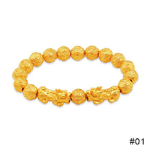 Load image into Gallery viewer, Fashion Vietnam Sha Jin PI Xiu Beads Bracelet Gold Hand String 3D Alloy Hard Gold Women Men Jewelry Accessories