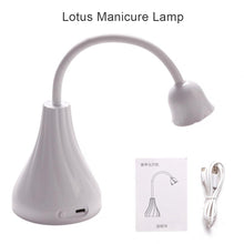 Load image into Gallery viewer, Rechargeable Mini Nail Art Nail Lamp Dryer Machine 16W Portable UV Nail Lamp Light Curing Polish Glue Portable Nail Art Lamp