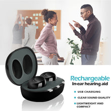 Load image into Gallery viewer, A39 Intelligent Rechargeable Hearing Aid Low-Noise Wide-Frequency One-Click Operation Sound Amplifier Deaf Hearing Aids