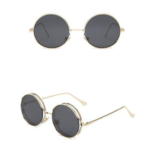 Load image into Gallery viewer, Fashion Round Hollowed-out Personality Frame Sunglasses Hip Hop Punk Sunglasses Metal Sun Glasses Women Men Ladies Accessories
