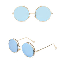 Load image into Gallery viewer, Fashion Round Hollowed-out Personality Frame Sunglasses Hip Hop Punk Sunglasses Metal Sun Glasses Women Men Ladies Accessories
