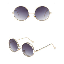 Load image into Gallery viewer, Fashion Round Hollowed-out Personality Frame Sunglasses Hip Hop Punk Sunglasses Metal Sun Glasses Women Men Ladies Accessories