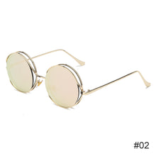 Load image into Gallery viewer, Fashion Round Hollowed-out Personality Frame Sunglasses Hip Hop Punk Sunglasses Metal Sun Glasses Women Men Ladies Accessories