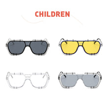 Load image into Gallery viewer, Fashion Large Frame Children Conjoined Kids Sunglasses Personality Fashion Sunglasses Boy Girls Trendy Sun Glasses