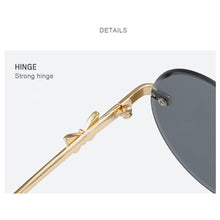Load image into Gallery viewer, Fashion Metal Butterfly Frameless Sunglasses Fashion Colorful Sunglasses Men's and Women's Personalized Trendy Sun Glasses