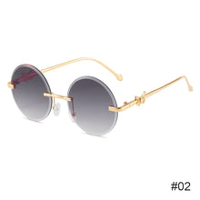 Load image into Gallery viewer, Fashion Metal Butterfly Frameless Sunglasses Fashion Colorful Sunglasses Men's and Women's Personalized Trendy Sun Glasses