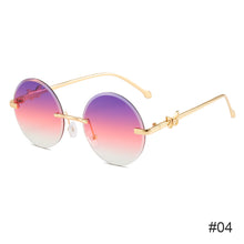 Load image into Gallery viewer, Fashion Metal Butterfly Frameless Sunglasses Fashion Colorful Sunglasses Men's and Women's Personalized Trendy Sun Glasses
