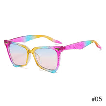 Load image into Gallery viewer, Fashion Trendy Large Frame Cat Eye Sunglasses Fashion Colorful Sunglasses Men's and Women's Personalized Sun Glasses