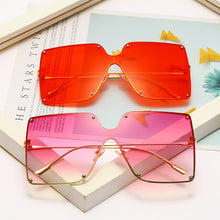 Load image into Gallery viewer, Trendy Siamese Sunglasses Large Frame Fashion Gradient Sunglasses Fashion Men's and Women's Personalized Sun Glasses