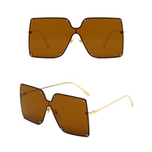 Load image into Gallery viewer, Trendy Siamese Sunglasses Large Frame Fashion Gradient Sunglasses Fashion Men's and Women's Personalized Sun Glasses