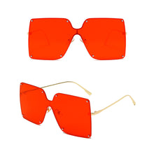 Load image into Gallery viewer, Trendy Siamese Sunglasses Large Frame Fashion Gradient Sunglasses Fashion Men's and Women's Personalized Sun Glasses