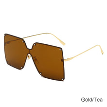 Load image into Gallery viewer, Trendy Siamese Sunglasses Large Frame Fashion Gradient Sunglasses Fashion Men's and Women's Personalized Sun Glasses