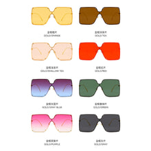 Load image into Gallery viewer, Trendy Siamese Sunglasses Large Frame Fashion Gradient Sunglasses Fashion Men's and Women's Personalized Sun Glasses