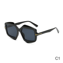 Load image into Gallery viewer, Trendy T-word Rice Nail Sunglasses Irregular Fashion Colorful Sunglasses Fashion Men's and Women's Personalized Sun Glasses