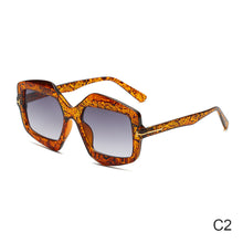 Load image into Gallery viewer, Trendy T-word Rice Nail Sunglasses Irregular Fashion Colorful Sunglasses Fashion Men's and Women's Personalized Sun Glasses