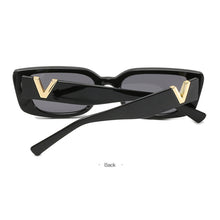 Load image into Gallery viewer, Retro Small Frame Cat Eye Sunglasses for Women 2021 Luxury V Sun Glasses Men Fashion Jelly Sunglasses with Metal Hinges