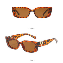Load image into Gallery viewer, Retro Small Frame Cat Eye Sunglasses for Women 2021 Luxury V Sun Glasses Men Fashion Jelly Sunglasses with Metal Hinges