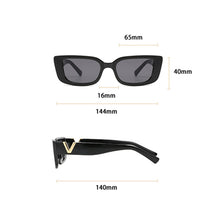 Load image into Gallery viewer, Retro Small Frame Cat Eye Sunglasses for Women 2021 Luxury V Sun Glasses Men Fashion Jelly Sunglasses with Metal Hinges