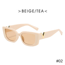 Load image into Gallery viewer, Retro Small Frame Cat Eye Sunglasses for Women 2021 Luxury V Sun Glasses Men Fashion Jelly Sunglasses with Metal Hinges