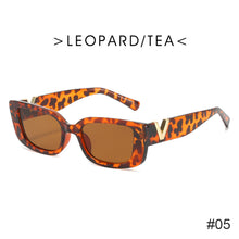 Load image into Gallery viewer, Retro Small Frame Cat Eye Sunglasses for Women 2021 Luxury V Sun Glasses Men Fashion Jelly Sunglasses with Metal Hinges
