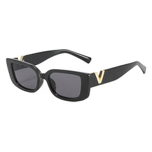 Load image into Gallery viewer, Retro Small Frame Cat Eye Sunglasses for Women 2021 Luxury V Sun Glasses Men Fashion Jelly Sunglasses with Metal Hinges