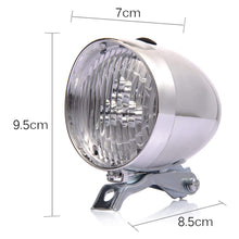 Load image into Gallery viewer, Retro Vintage Bicycle 3LED Front Light Headlight Safety Warning Night Light Head Lamp Flashlight Bright Lamp Bike Accessories
