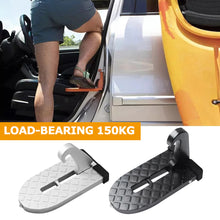 Load image into Gallery viewer, Foldable Car Roof Rack Step Car Door Step Multifunction Universal Latch Hook Auxiliary Foot Pedal Aluminium Alloy Safety Hammer