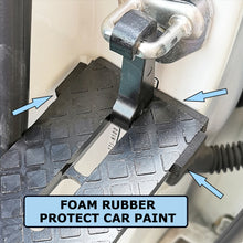 Load image into Gallery viewer, Foldable Car Roof Rack Step Car Door Step Multifunction Universal Latch Hook Auxiliary Foot Pedal Aluminium Alloy Safety Hammer