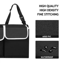 Load image into Gallery viewer, Car Rear Seat Back Organizer Auto Trunk Storage for Car Truck SUV Adjustable Auto Back Seat Cargo Organizers with Mesh Pockets