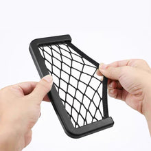 Load image into Gallery viewer, Car Back Rear Mesh Organizer Storage Bag Auto Paste Net Pocket Phone Holder Facial Tissue Key Elastic String Net Car Accessories
