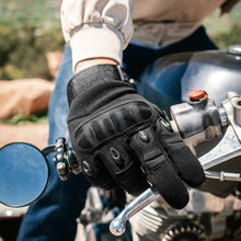 Load image into Gallery viewer, Motorcycle Touchscreen Gloves Artificial Leather Hard Knuckle Full Finger Protective Gear Racing Riding Hunting Moto Motocross