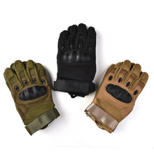 Load image into Gallery viewer, Motorcycle Touchscreen Gloves Artificial Leather Hard Knuckle Full Finger Protective Gear Racing Riding Hunting Moto Motocross