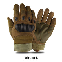 Load image into Gallery viewer, Motorcycle Touchscreen Gloves Artificial Leather Hard Knuckle Full Finger Protective Gear Racing Riding Hunting Moto Motocross