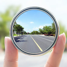 Load image into Gallery viewer, 2 Pcs Wide-angle 360 Degree Adjustable Car Blind Spot Mirror Round Frame Convex Clear Rearview Auxiliary Mirror Driving Safety