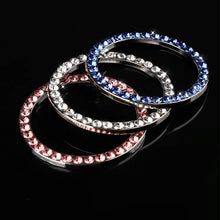 Load image into Gallery viewer, Universal Automobiles Start Switch Button Decorative Diamond Rhinestone Ring Auto SUV Car Decorative Accessories Interior Girls